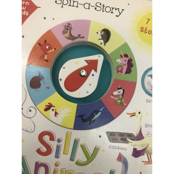 Silly Animal Stories Spin A Story Board Book - Picture 2 of 6